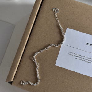 蛇骨链珠珠双层手链