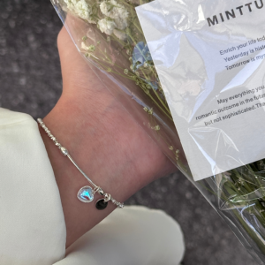 爱心幻彩石手串