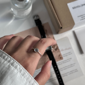 泡泡幻彩石戒指