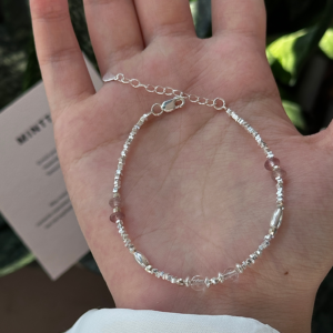 少女心草莓晶手串