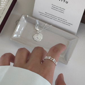 高级感双层锆石戒指