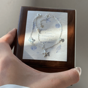 「海里来信」海蓝宝水晶 · 淡水珍珠手链