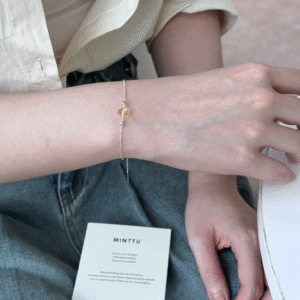 爆闪黄水晶手链