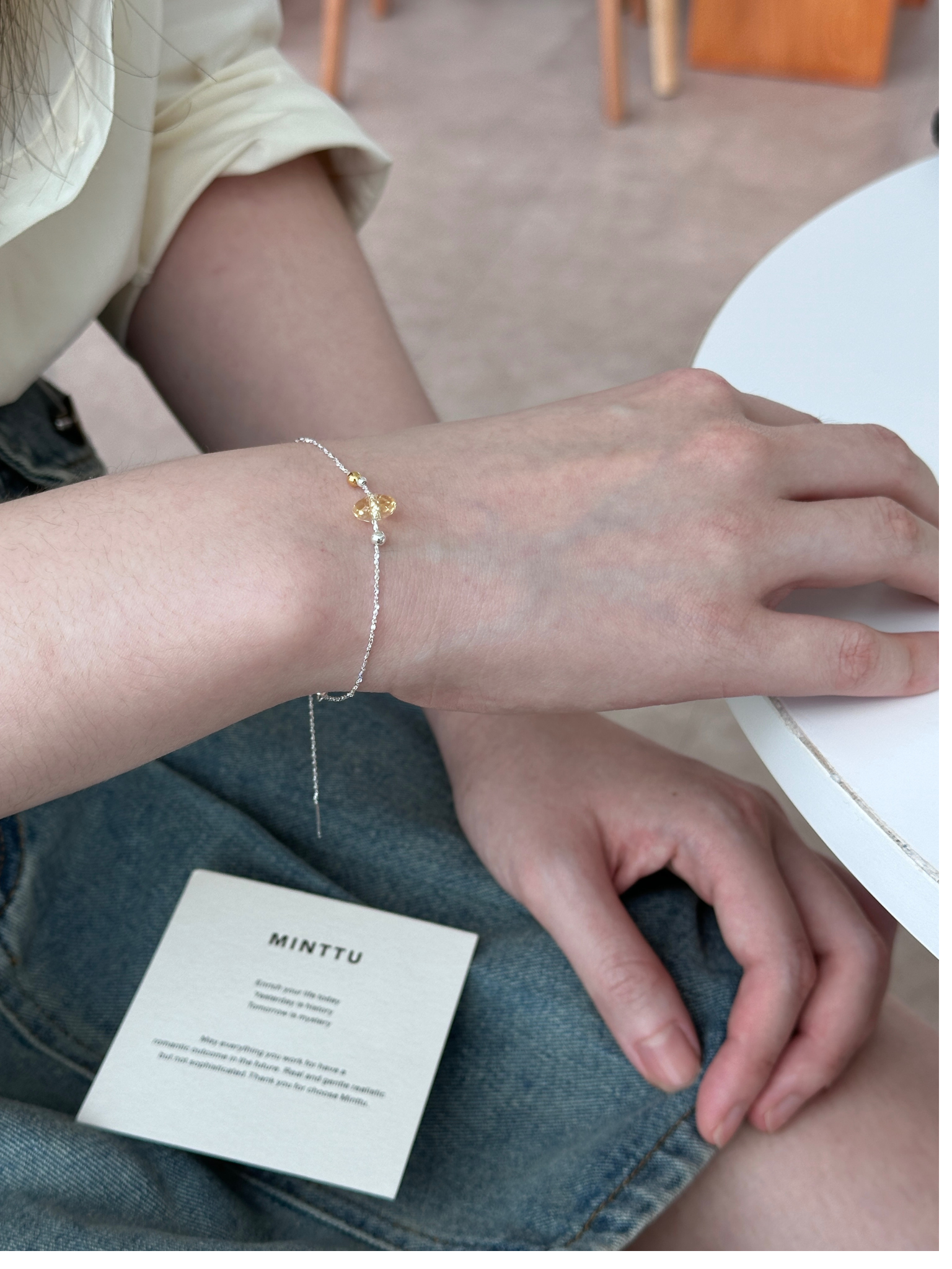 爆闪黄水晶手链 - Image 3