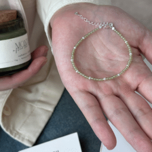 治愈的橄榄石水晶手链