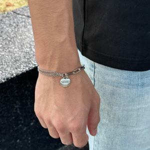 双链层次 × 圆牌细节（钛钢）包含黑色盒子